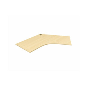 Rapidline Corner Workstation Top 1500 x 1500 x 700 x 25mm with Cable Port Only Natural Oak