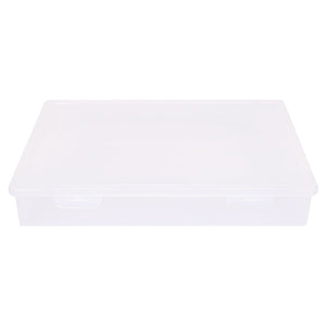 Zart A4 Storage Box 32 x 23 x 5cm Plastic Slim Stackable Paper and Artwork Box