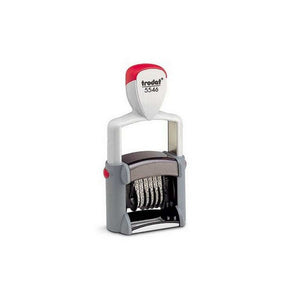 Trodat Professional 5546 self-inking numberer with 6 bands and 4mm black characters