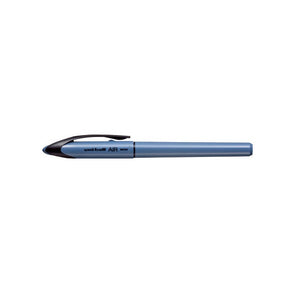 Uni-Ball Air Colour Steel Blue Pastel Micro Liquid Ink Rollerball Pen Black Box Of 12