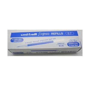Uni-Ball UMR-87 Refill for Signo Retractable Pen 0.7mm Blue Box of 12