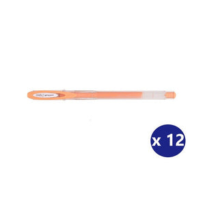 Uni Signo Angelic Colours Gel Ink Pen 0.7mm Orange Box of 12