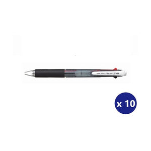 Uni-Ball Jetstream 3 Rollerball 0.7mm Black Barrel Box of 10