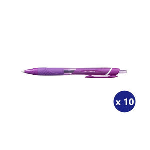 Uni Jetstream Colour Rollerball Pen 0.7mm Purple Box of 10