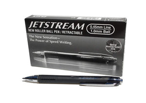 Uni-Ball Jetstream Retractable Rollerball Pen 1.0mm Black Box of 12