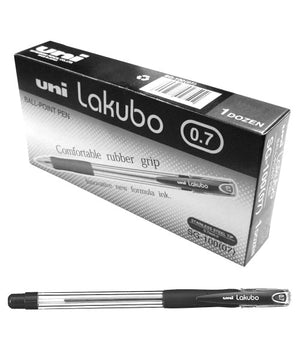 Uni Lakubo SG-100 Ballpoint Pen 0.7mm Black Box of 12