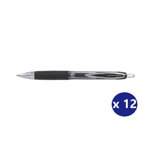 Uni-Ball Signo 207 UMN-207B Gel Ink Rollerball Pen Retractable 1.0mm Black Box of 12 - image 1