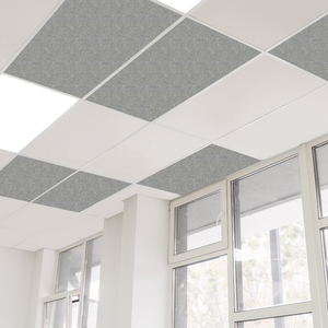 Sana Drop In Acoustic PET Ceiling Tile 1195 x 595 x 12mm Moonlight Pack of 8
