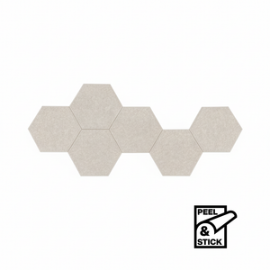 Visionchart Sana Acoustic Shapes Hexagon Mushroom Pack of 6