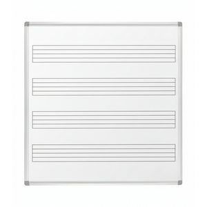 Visionchart VMB1212 Magnetic Music Whiteboard 1200 x 1200mm