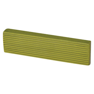 Zart Basics Plasticine 500g Olive Green. Zart Basics Plasticine 500g block in Olive Green on a white background