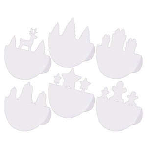 Zart Rocking Christmas Cards pack of 12 showing all six festive designs