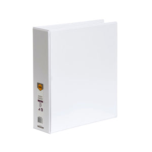 Marbig Clearview Insert Binder 50mm 3D A4 White Pack of 12