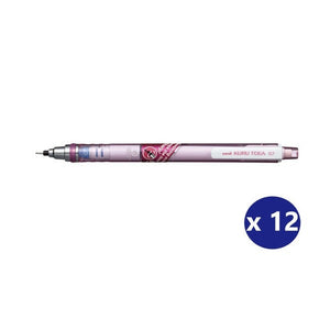 Uni Kuru Toga M7-450T Mechanical Pencil 0.7mm Pink Barrel Box of 12