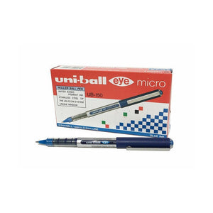 Uni-Ball Eye UB-150 Liquid Ink Rollerball Pen 0.5mm Blue Box of 12
