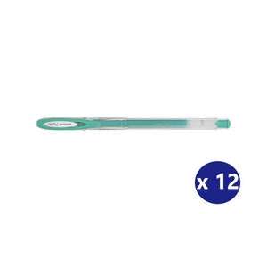 Uni Signo Angelic Colours Gel Ink Pen 0.7mm Green Box of 12