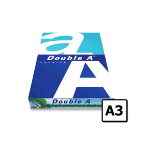 Double A A3 Copy Paper 80gsm White 500 Sheet Ream