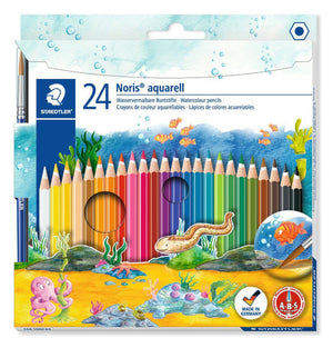Staedtler Noris Club Aquarell Watercolour Pencils Assorted 24 144 10NC24