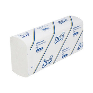 Scott Optimum Hand Towel White 150 Sheets Pack of 16
