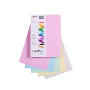 Quill Coloured Paper 80gsm A4 Pastel Assorted Pack of 500