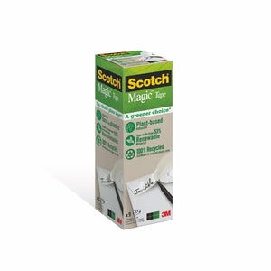 Scotch Greener Choice Magic Tape 19mm x 33m Box of 9