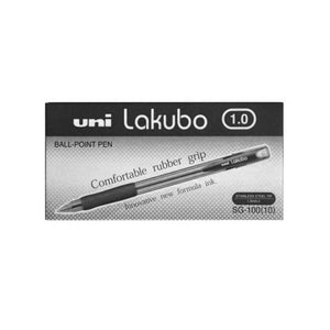 Uni Lakubo SG-100 Ballpoint Pen 1.0mm Black Box of 12