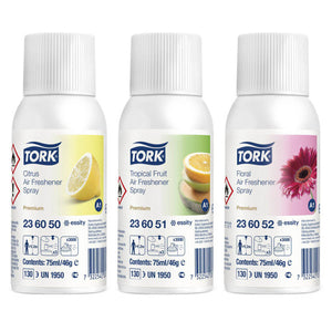 Tork Mixed Pack Air Freshener Spray A1 75ml Carton of 12