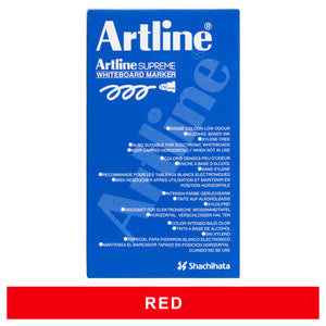 Artline Supreme Whiteboard Marker Red Box 12