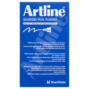 Artline 750 Laundry Marker 1.2mm Bullet White Box of 12