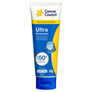 Cancer Council SPF50+ Ultra Sunscreen Tube 250ml Pack of 24