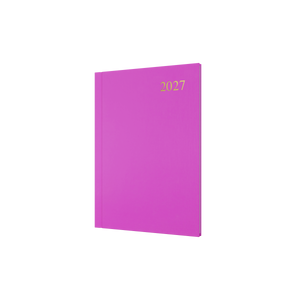 Collins Essential 2027 A5 Week to View Diary Pink front cover