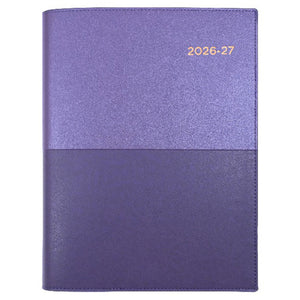 Collins Vanessa Financial Year Diary 2026-2027 A5 One Day To A Page Purple