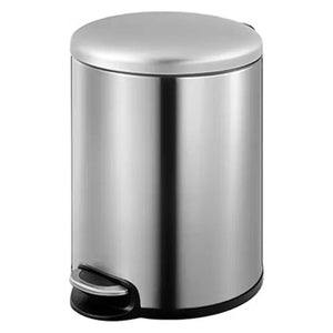 Dolphy Stainless Steel Pedal Bin Round 3L Silver
