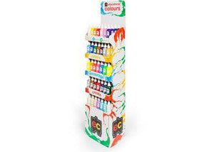 Educational Colours Paint Stand Deal 210 x 250ml Paints with Display Stand