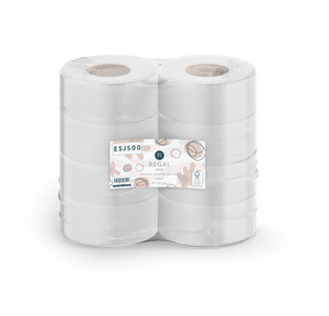 Regal Eco Recycled 1 Ply Jumbo Roll 500m Pack of 8