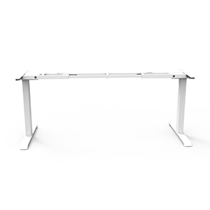 Rapidline Boost Static fixed height workstation frame finished in white satin powdercoat. Supplied product image for model SB-S18 WS. View 1.