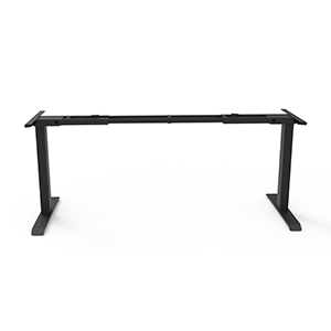 Rapidline Boost Static fixed height workstation frame finished in black satin powdercoat. Supplied product image for model SB-S18 BL. View 1.