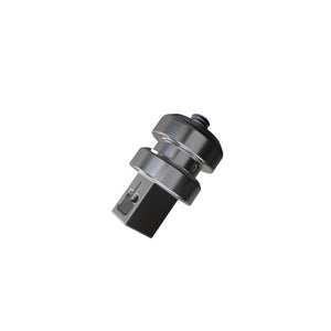 Kensington Security Anchor for Dell Laptops, small metal ClickSafe wedge anchor with round flanges, angled view