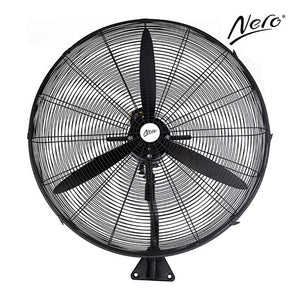 Nero Industrial Wall Fan 75cm Black
