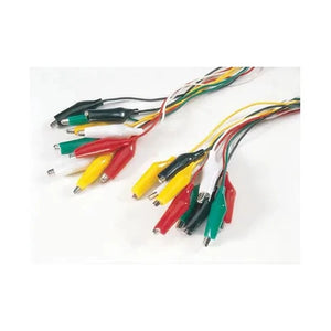 Alligator Clip Leads 50cm Pack of 10