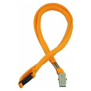 Osmer Lanyard Alligator Clip 45cm Safety Release Yellow Pack 20 Box of 5