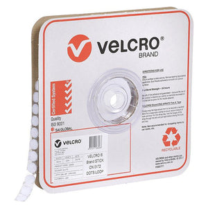 Osmer Velcro Brand Loop Only 16mm 1200 Spots White