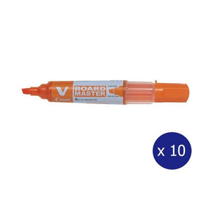 Pilot BegreeN V Board Master Whiteboard Marker Chisel Medium Orange Box of 10