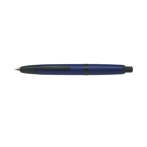 Pilot Capless Black Accent Fountain Pen Matte Blue Barrel Fine Nib