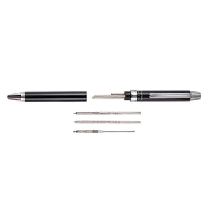 PILOT Evolt Retractable Ballpoint + Mechanical Pencil 2+1 Violet Barrel with Black & Red Ink