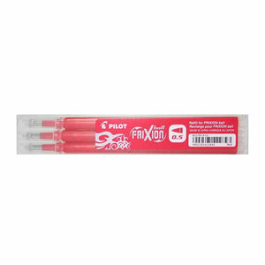 Pilot FriXion Ball Refill 0.5mm Red Pack of 3