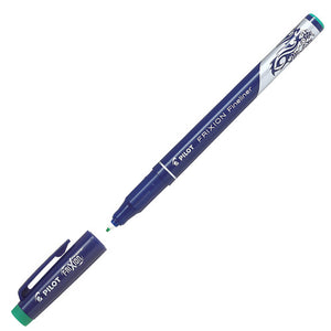 Pilot FriXion Fineliner Pen Green Box of 12