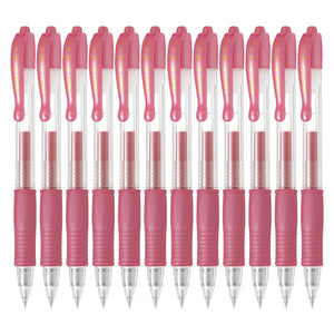 Pilot G-2 Retractable Gel Pen 0.7mm Metallic Pink Box of 12
