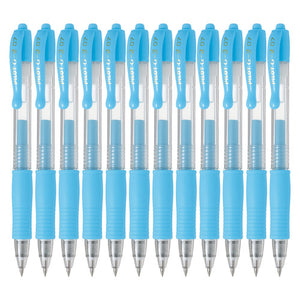 Pilot G-2 Retractable Gel Pen 0.7mm Pastel Blue Box of 12