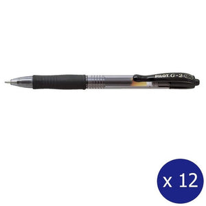 Pilot G-2 Retractable Gel Pen 1.0mm Black Box of 12